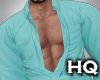 Open Shirt / Turquoise