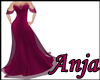 Long dress dark pink