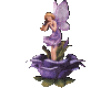 Purple Rose Angel Fairy