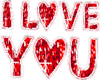 {L} Love stickers