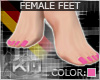 +KM+ Feet Pink Nails F
