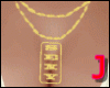 *J*  Necklace Colar