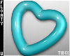 Leth Teal Heart Floatie