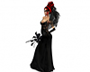 Prego Weddinggown black