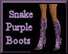 [my]Snake Purple Boots