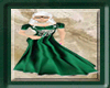 Elven Satin Green Gown