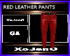 RED LEATHER PANTS