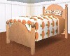 peach cuddle bed