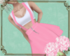 A: Pink suspender dress