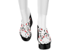 Abstract Wedge Sandals