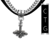 CTG CROSSED NECKLACE