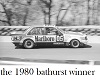 The 1980 Bathurst Winner Picture