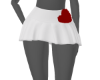 White & Red heart RL