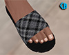 Gray Sandals Plaid 2 (M)