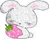 Rabbit with strawberry