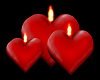 Heart Table Candles