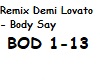 Rmx Demi Lovato Body Say