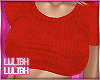 LL** Red sweater