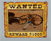 :) Wanted Sign