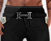 ^G^ Black Money Pants