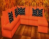 Boo Orange Couch