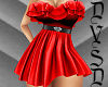 Belted Dress in Red