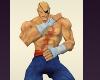 Animated Sagat Street Fighter Wrestlers Halloween Costume Muscle