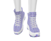 *B* Purple Plaid Hightop