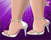 K- Yans White Heels