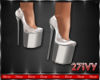 IV.Glitter Silver Heels
