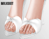 Olivia White Heels