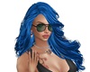 Elegant Blue Hair