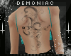 D| Flower Spine Tattoo