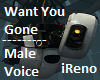 Want You Gone-Male Voice
