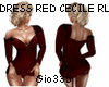 [Gio]DRESS RED CECILE RL