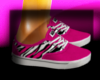 Zebra Pink/BLk Vans