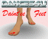 Dainty Feet w/Juicy Red