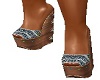 JEAN WEDGE SHOES