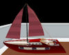 Red Sailing Yacht