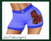 JT Blue Rose Shorts 2