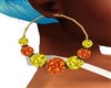 Gold Bangle Earrings V3