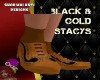 DM:BLACK AND GOLD STACYS