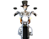 Skeleton Riding Chopper