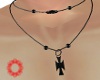 Iron cross necklace