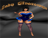 ~LE~Royal Blue Xmas Doll