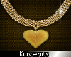 (Kv) Gold Leaf <3 Chain