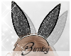 Lace Bunny Ears Black