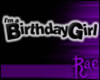 R: Birthday Girl Sticker
