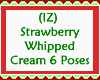 6 Poses Strawberry Cream