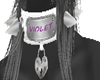 Violet custom collar